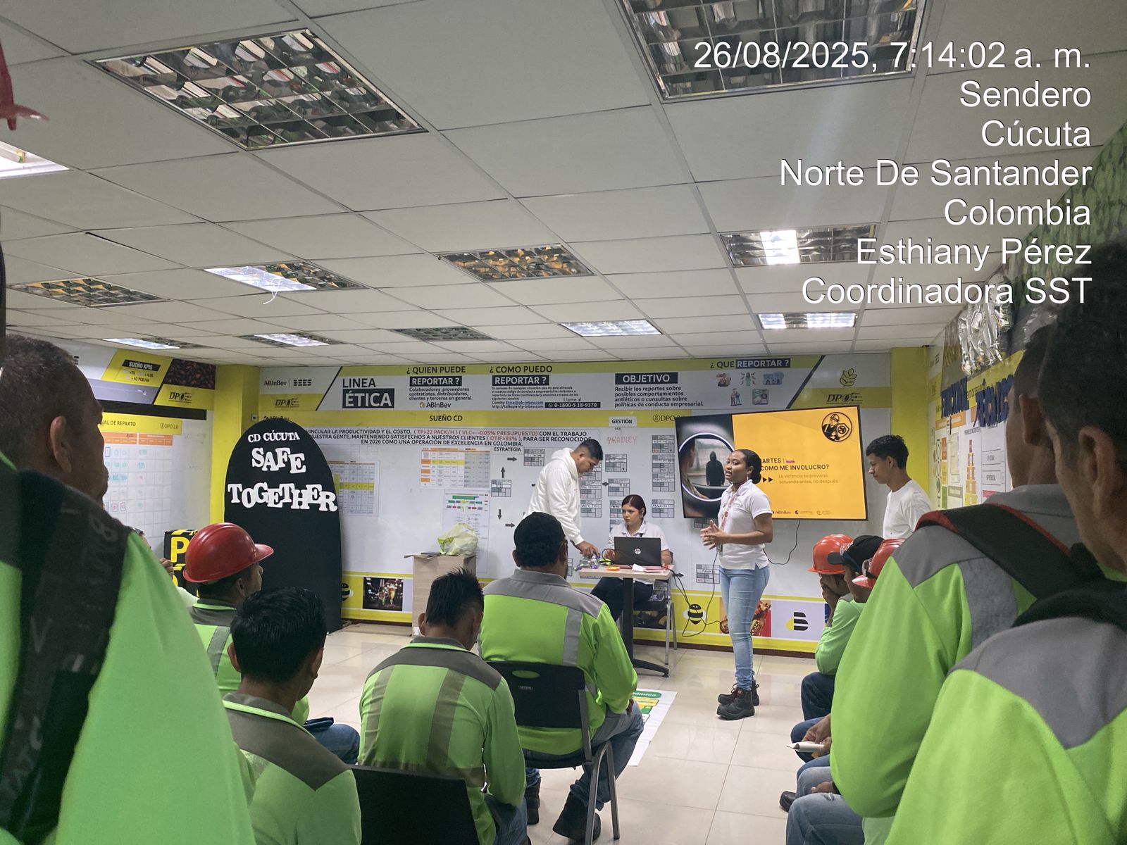 Evidencia de capacitación